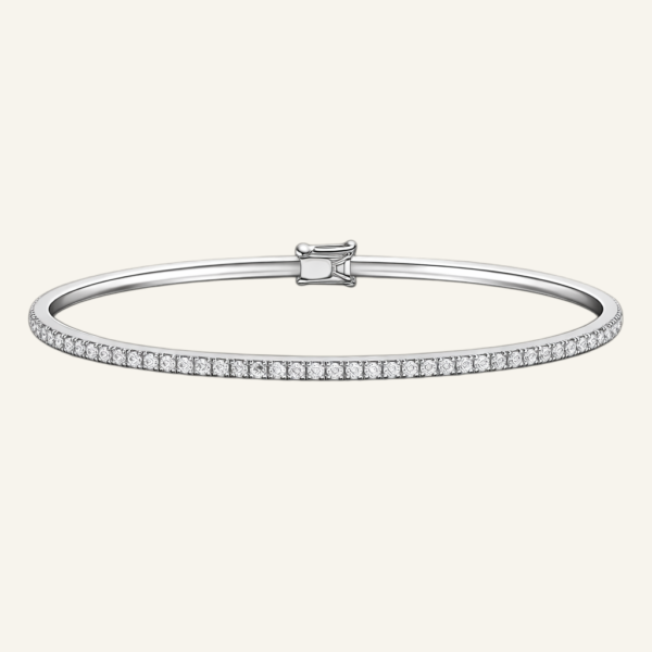 18k Diamond Tennis Bangle