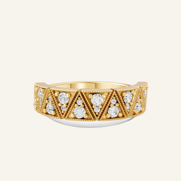 18k Art Deco Diamond Ring